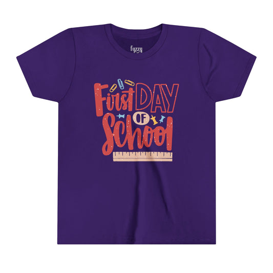 First day of school-Youth Short Sleeve Tee