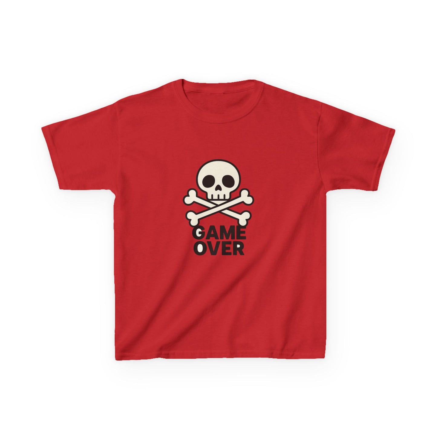 Kids Skull Gamer Tee, Perfect for Video Game Lovers, Halloween Costume, Birthday Gift, Casual Wear, Unisex Kids T-Shirt
