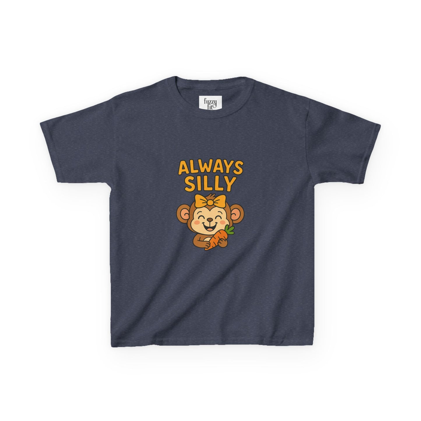 Always Silly Kids Tee, Kids Cotton Shirt, Funny Children's T-Shirt, Cute Animal Tee, Gift for Kids, Playful Birthday Outfit