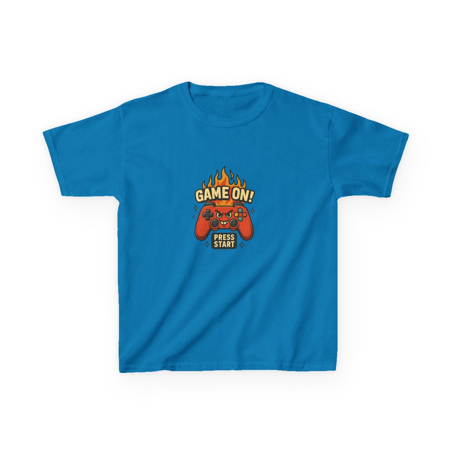Kids Gaming Tee - Game On! Press Start, Gaming Shirt, Video Game T-Shirt, Cool Kids Tee, Fun Playwear