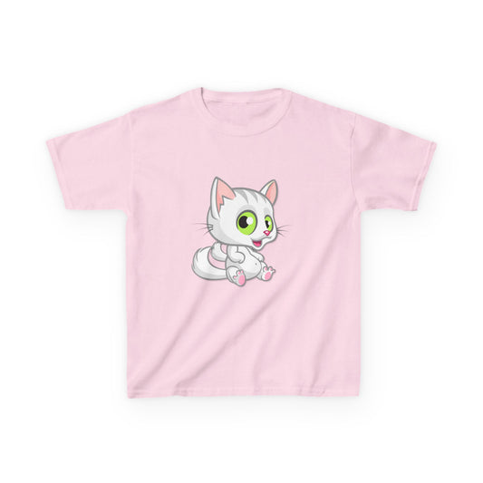 Smiling Cat-Kids Heavy Cotton™ Tee