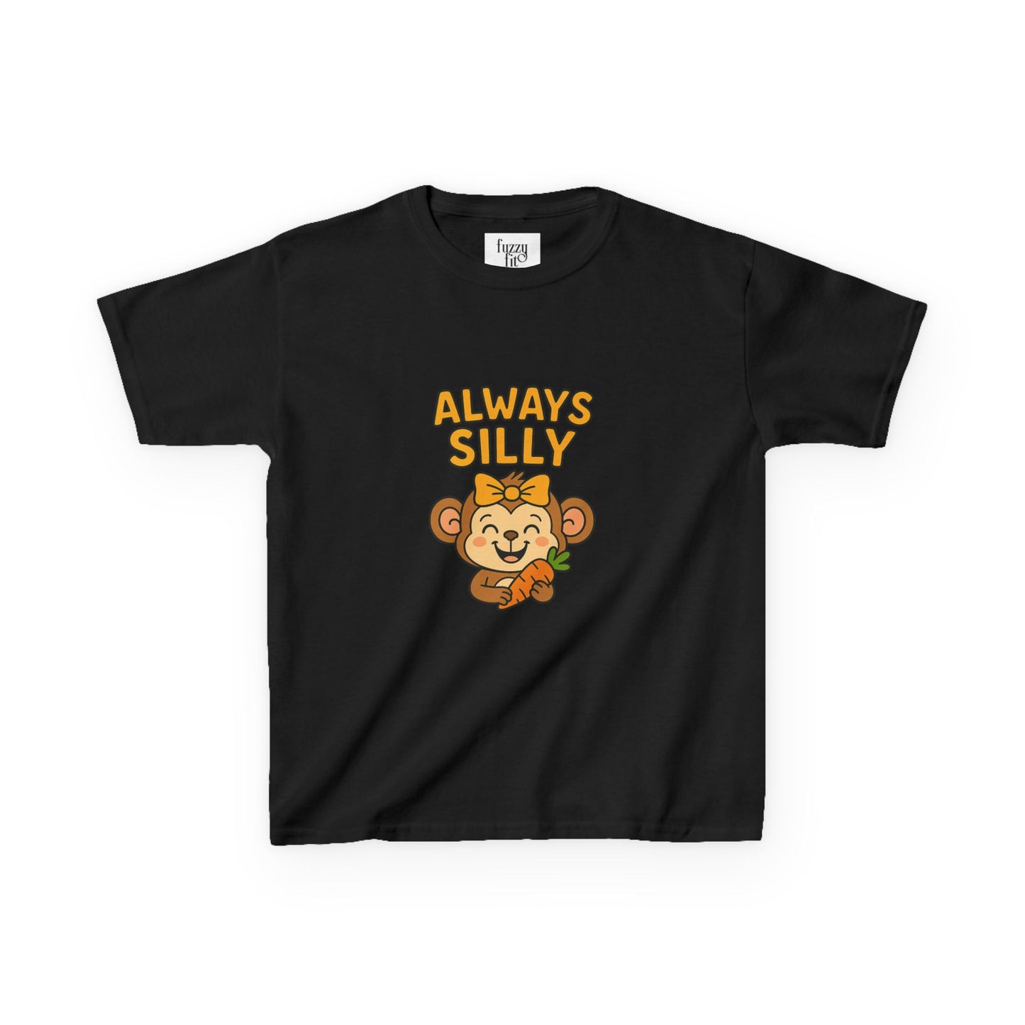 Always Silly Kids Tee, Kids Cotton Shirt, Funny Children's T-Shirt, Cute Animal Tee, Gift for Kids, Playful Birthday Outfit