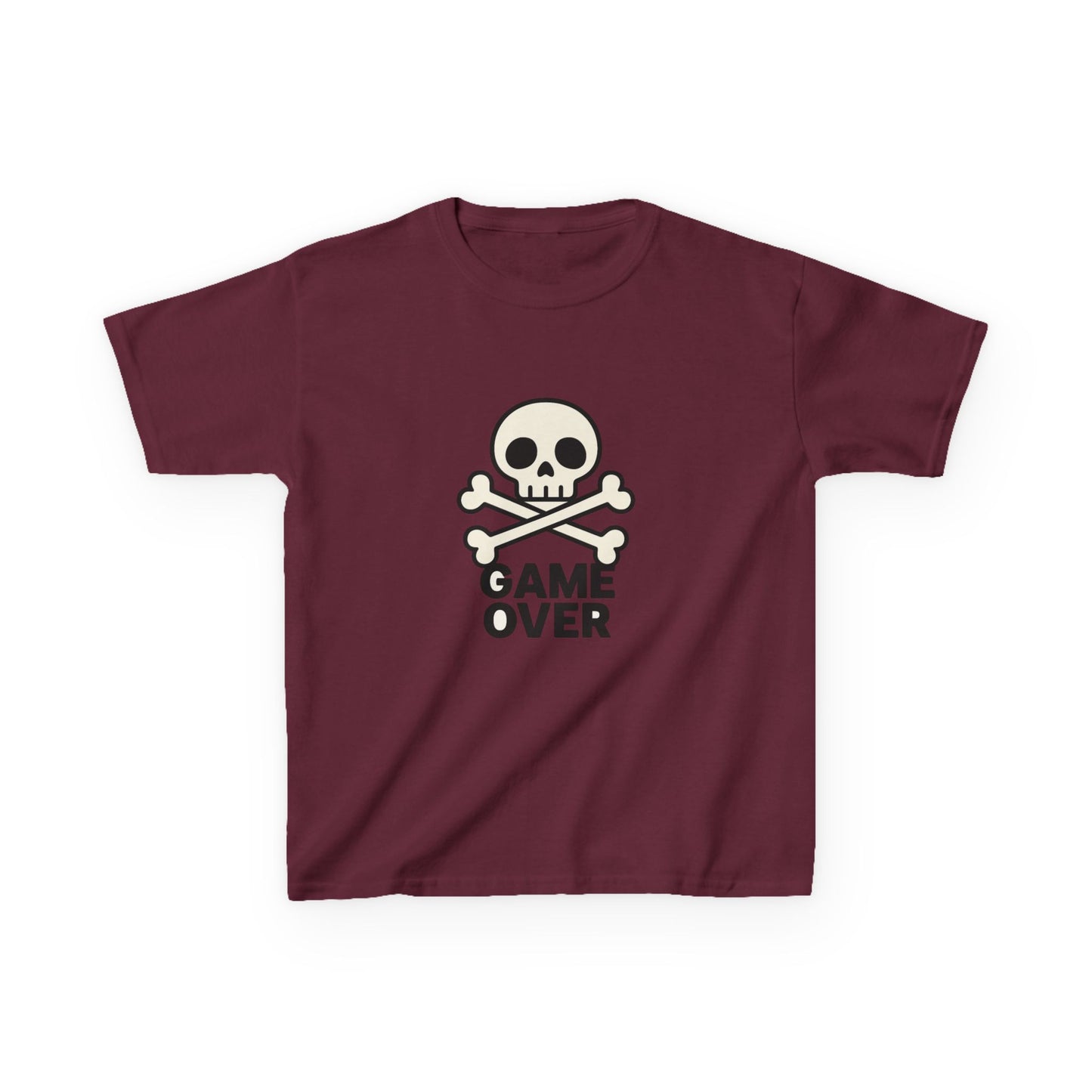 Kids Skull Gamer Tee, Perfect for Video Game Lovers, Halloween Costume, Birthday Gift, Casual Wear, Unisex Kids T-Shirt