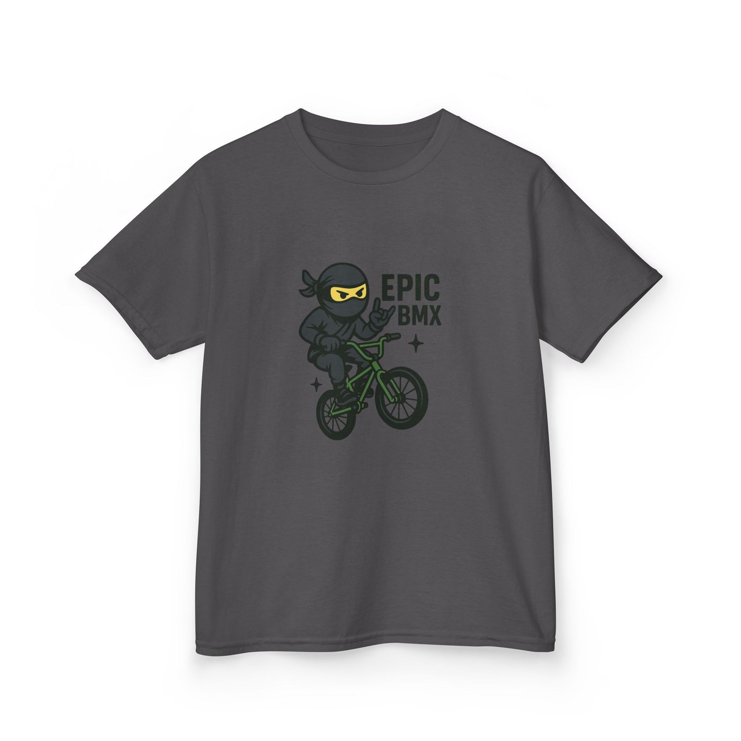 Epic BMX Ninja Kids Tee, Fun T-Shirt for Little Riders, Kids Bicycle Shirt, Cool Kids Apparel, Birthday Gift for Boys