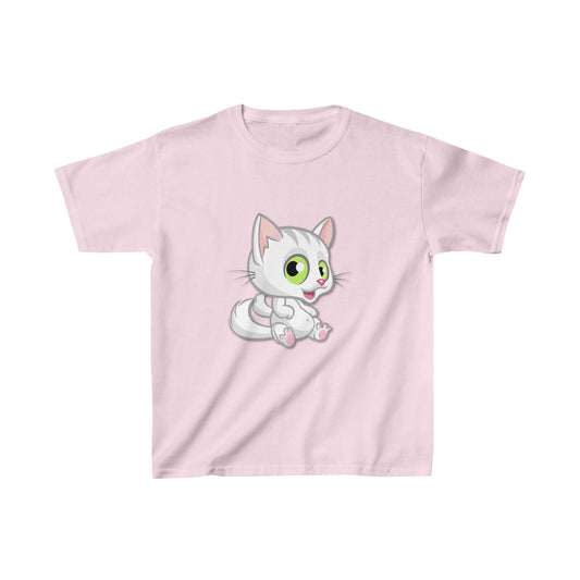 Smiling Cat-Kids Heavy Cotton™ Tee