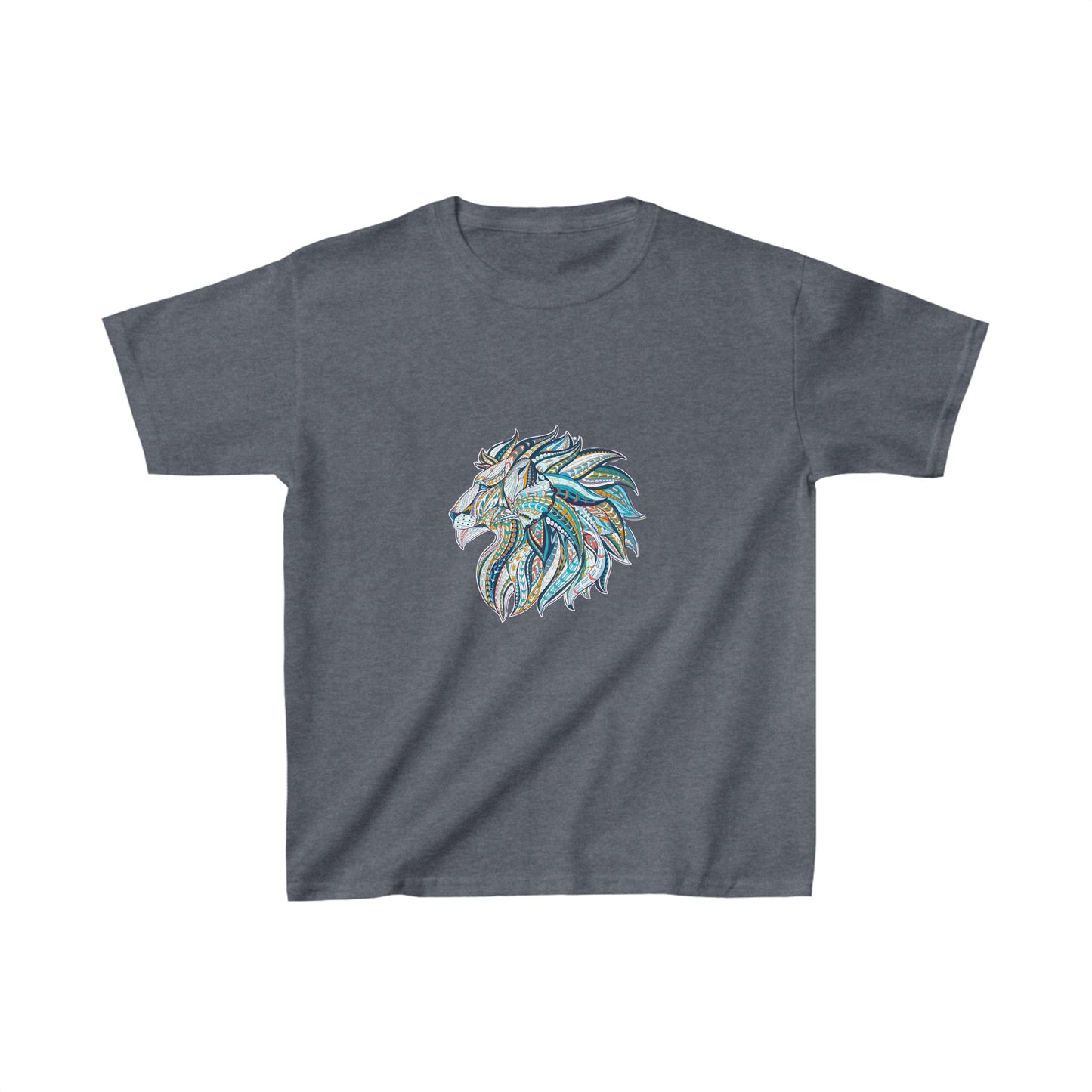 Lion Geometric Kids Heavy Cotton™ Tee