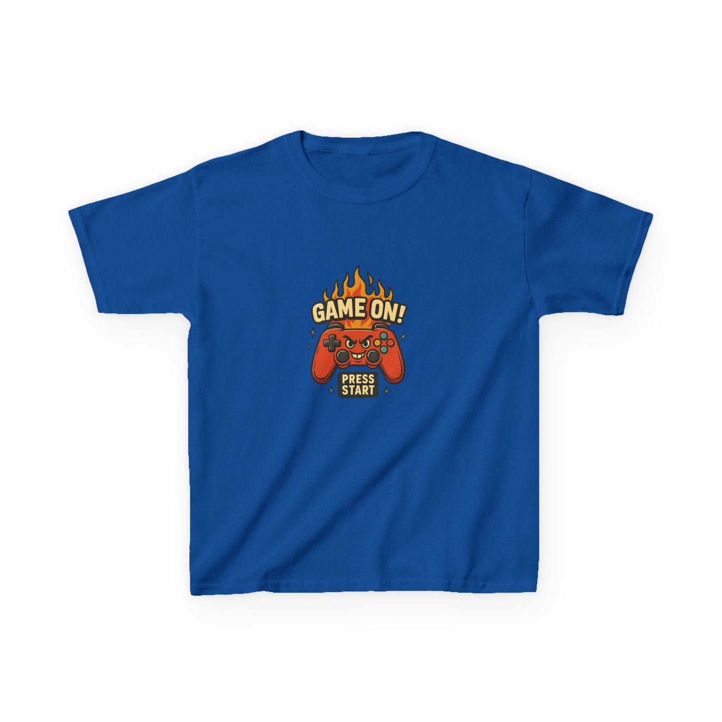 Kids Gaming Tee - Game On! Press Start, Gaming Shirt, Video Game T-Shirt, Cool Kids Tee, Fun Playwear