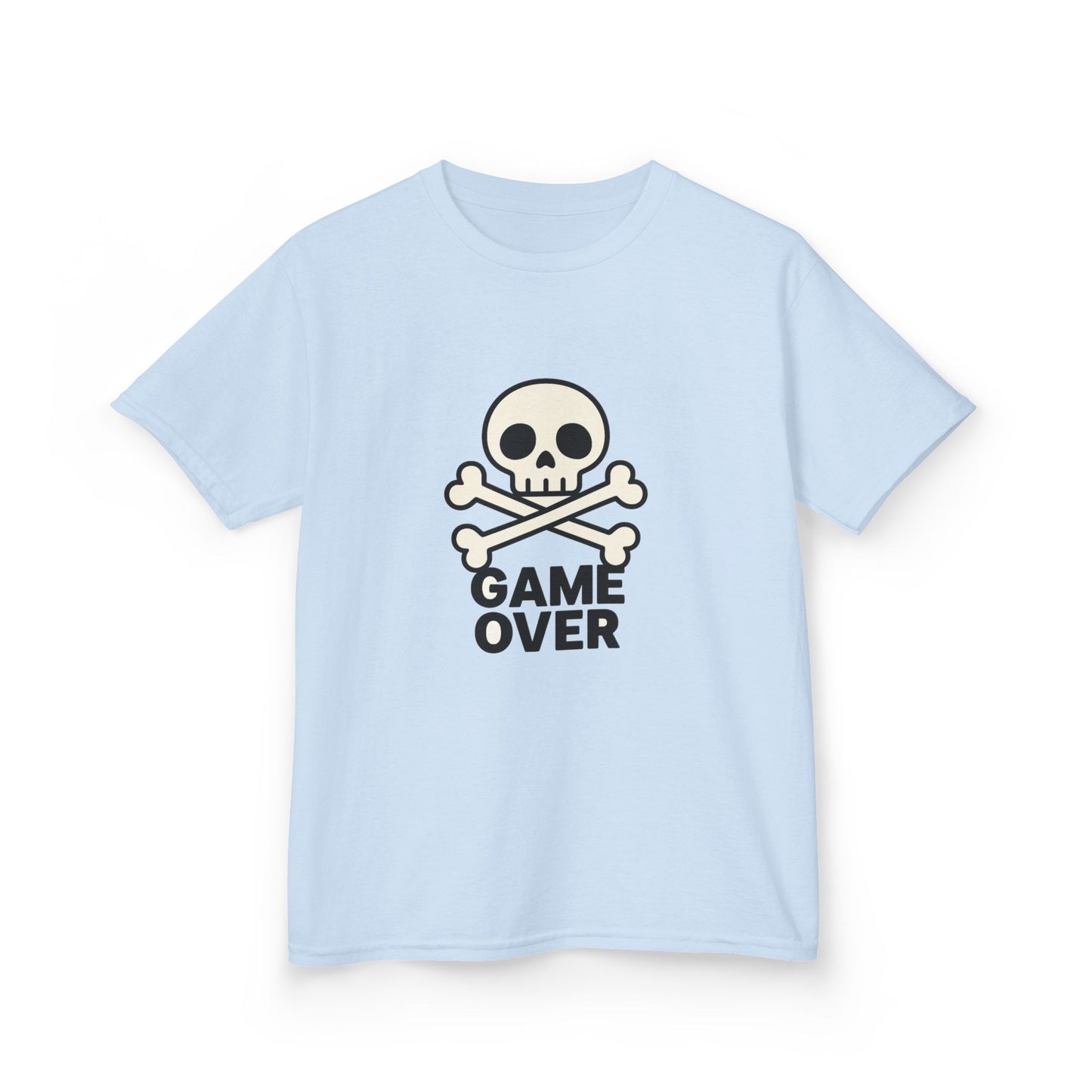 Kids Skull Gamer Tee, Perfect for Video Game Lovers, Halloween Costume, Birthday Gift, Casual Wear, Unisex Kids T-Shirt
