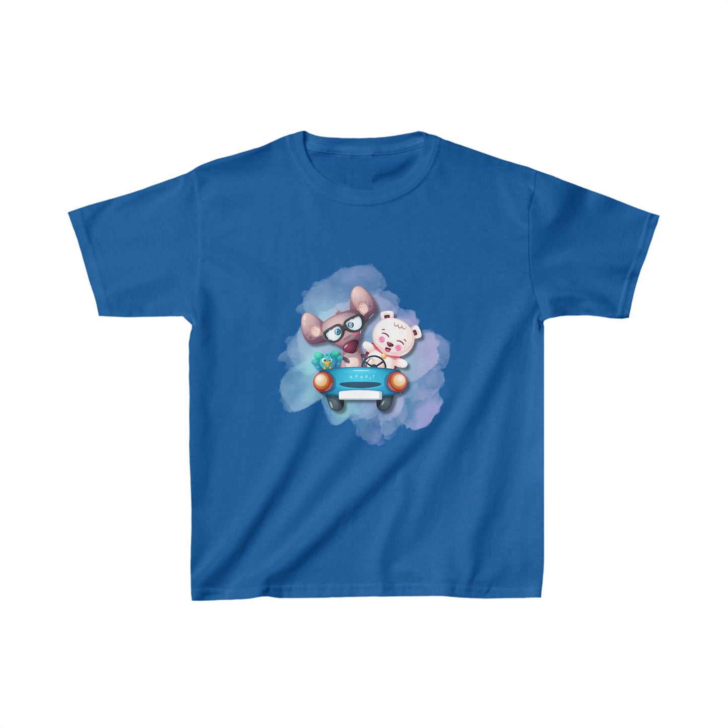 Mousey Bear Road Trip Kids Heavy Cotton™ Tee