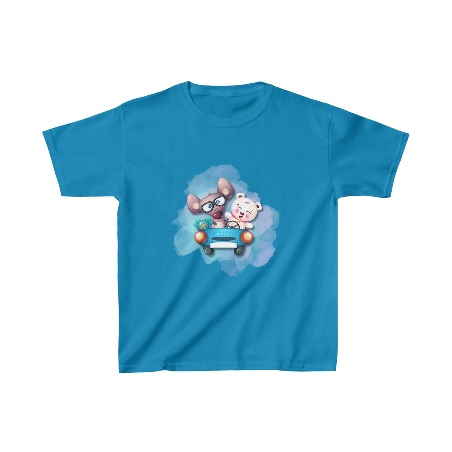 Mousey Bear Road Trip Kids Heavy Cotton™ Tee