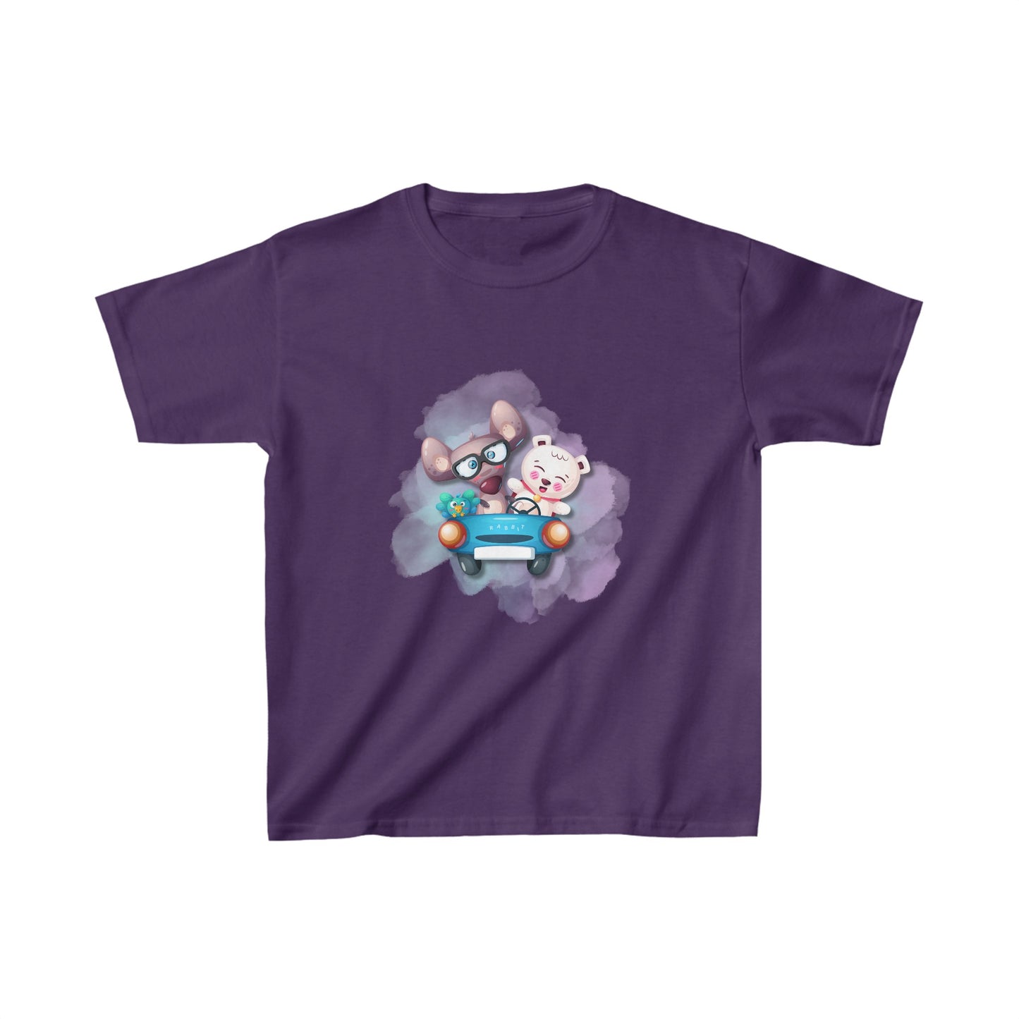 Mousey Bear Road Trip Kids Heavy Cotton™ Tee