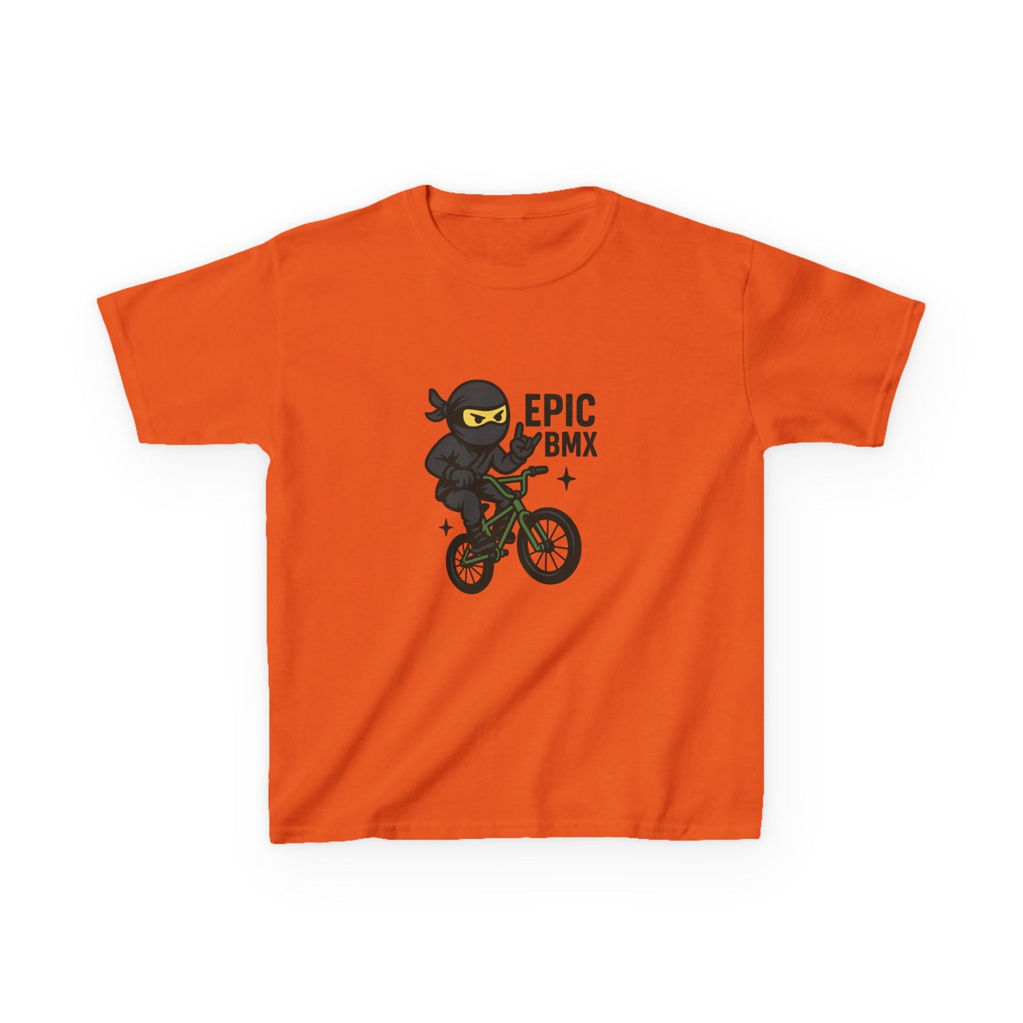 Epic BMX Ninja Kids Tee, Fun T-Shirt for Little Riders, Kids Bicycle Shirt, Cool Kids Apparel, Birthday Gift for Boys