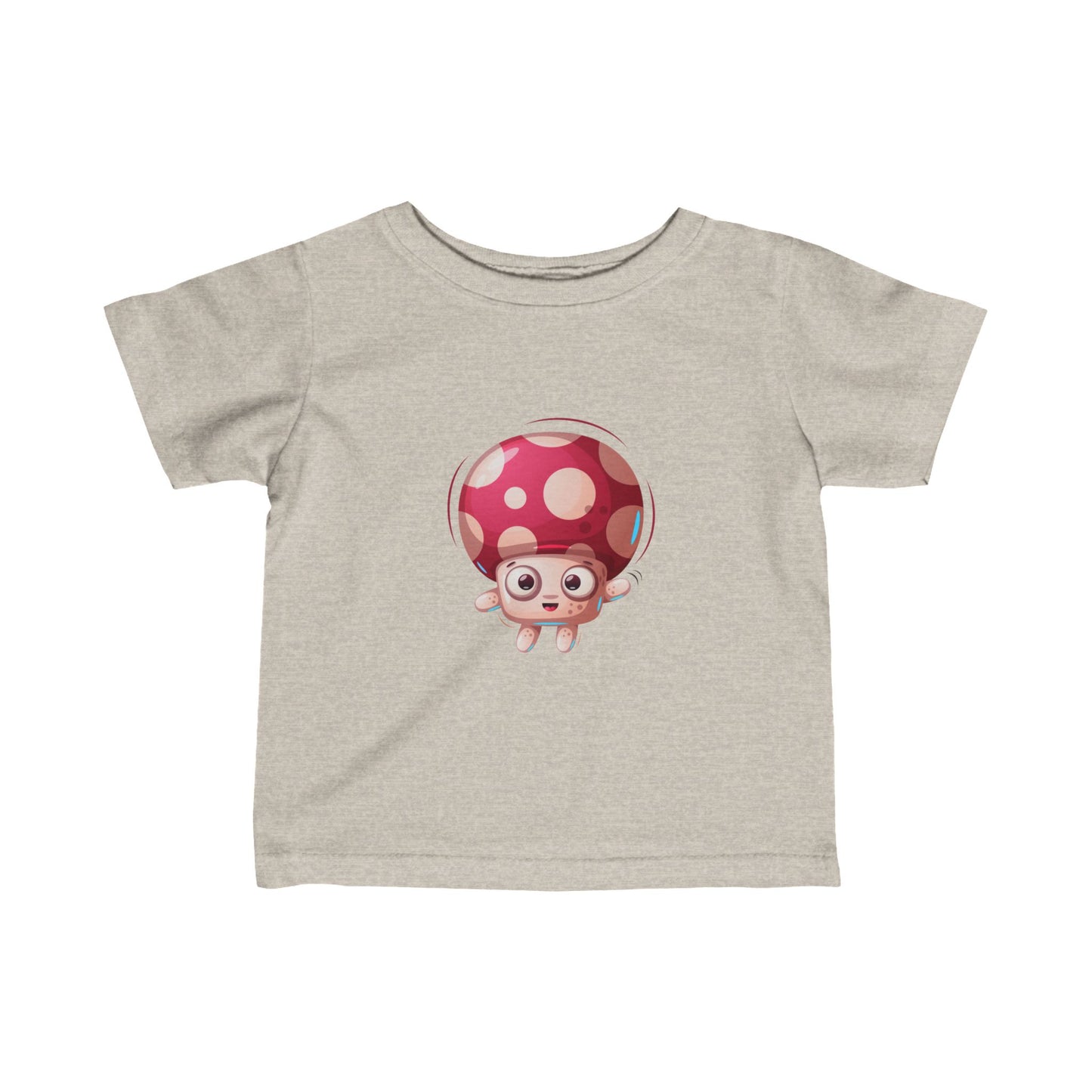 Mushroom Infant Fine Jersey Tee