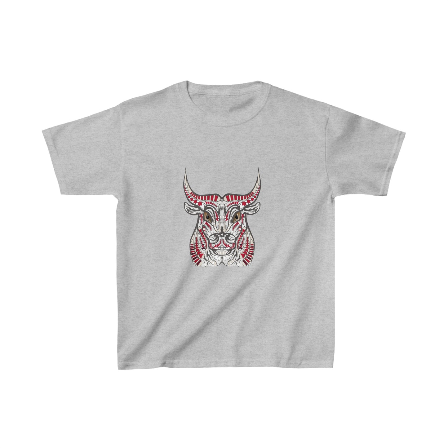 Bull Geometric Kids Heavy Cotton™ Tee