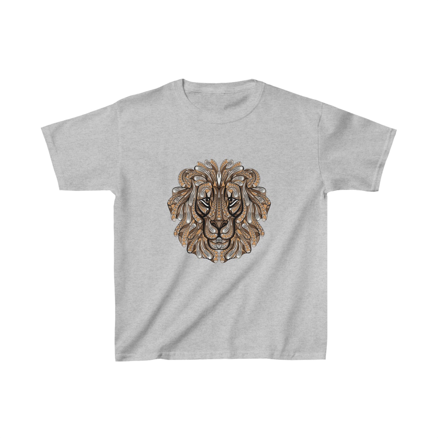 Lion 2 Geometric Kids Heavy Cotton™ Tee