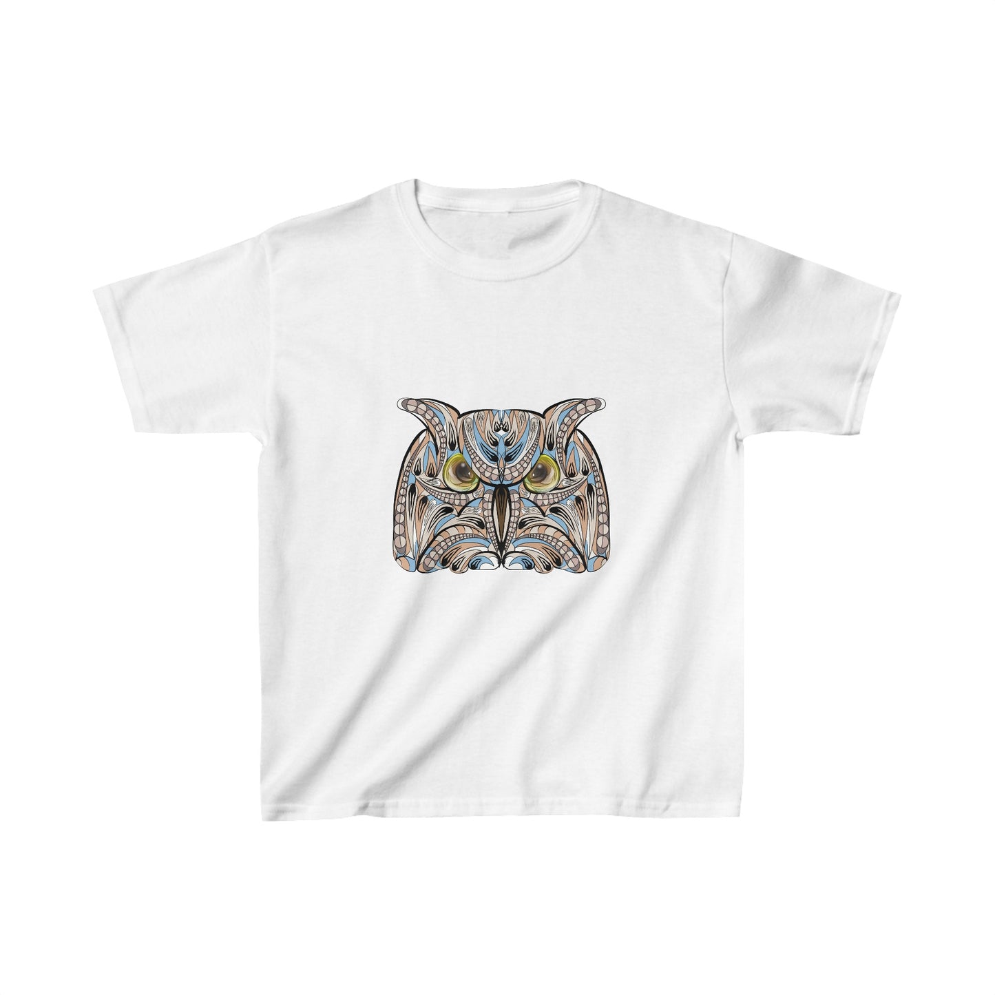 Owl Geometric Kids Heavy Cotton™ Tee