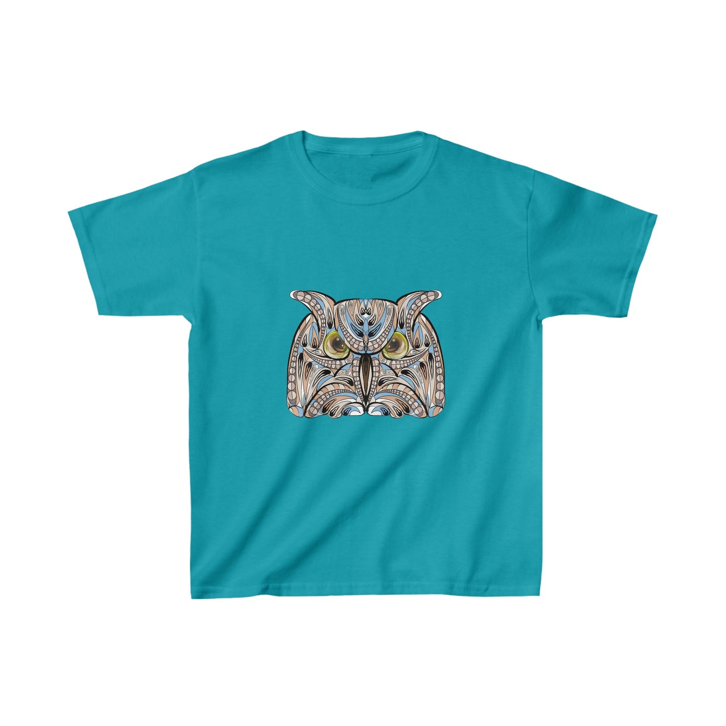 Owl Geometric Kids Heavy Cotton™ Tee