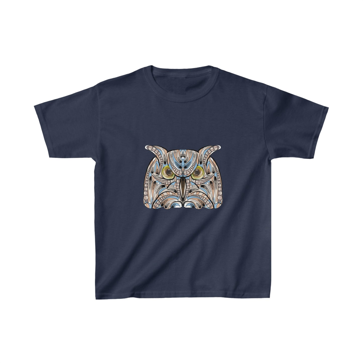 Owl Geometric Kids Heavy Cotton™ Tee