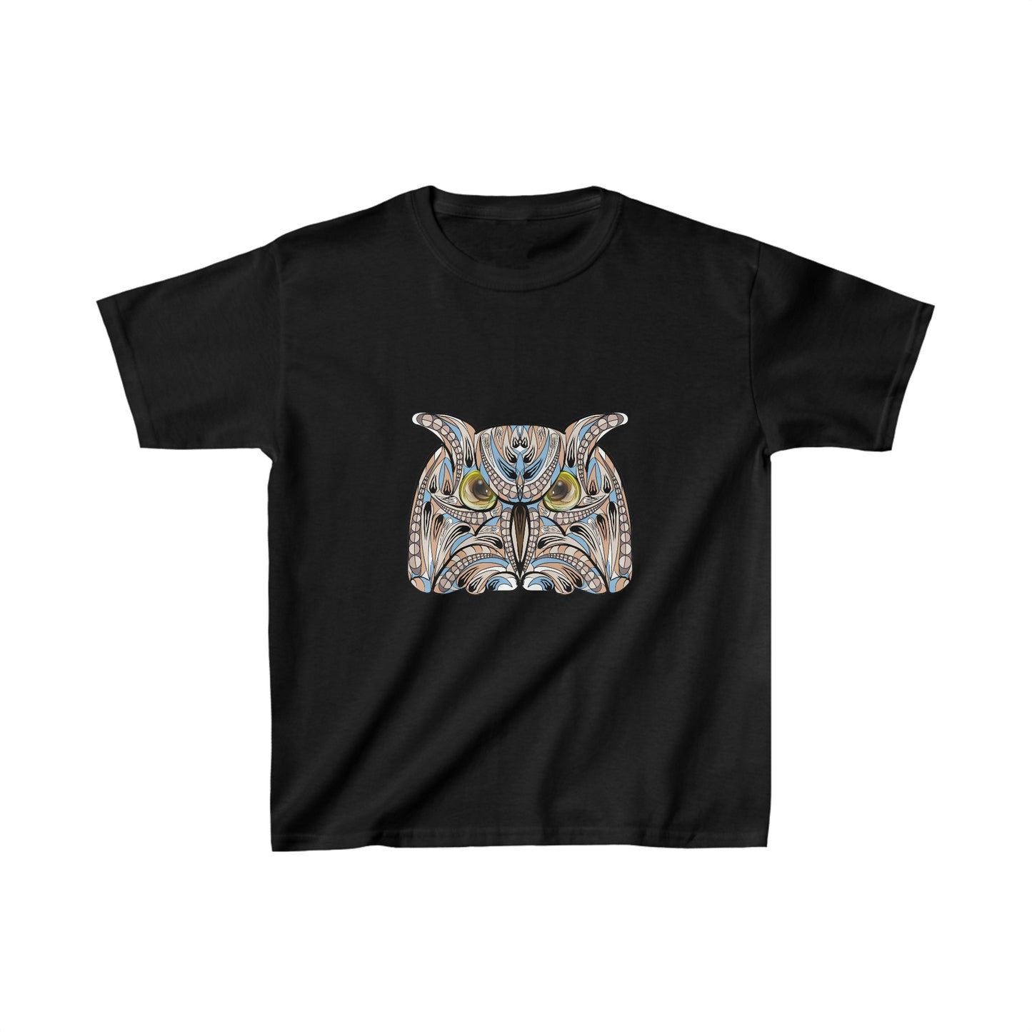 Owl Geometric Kids Heavy Cotton™ Tee