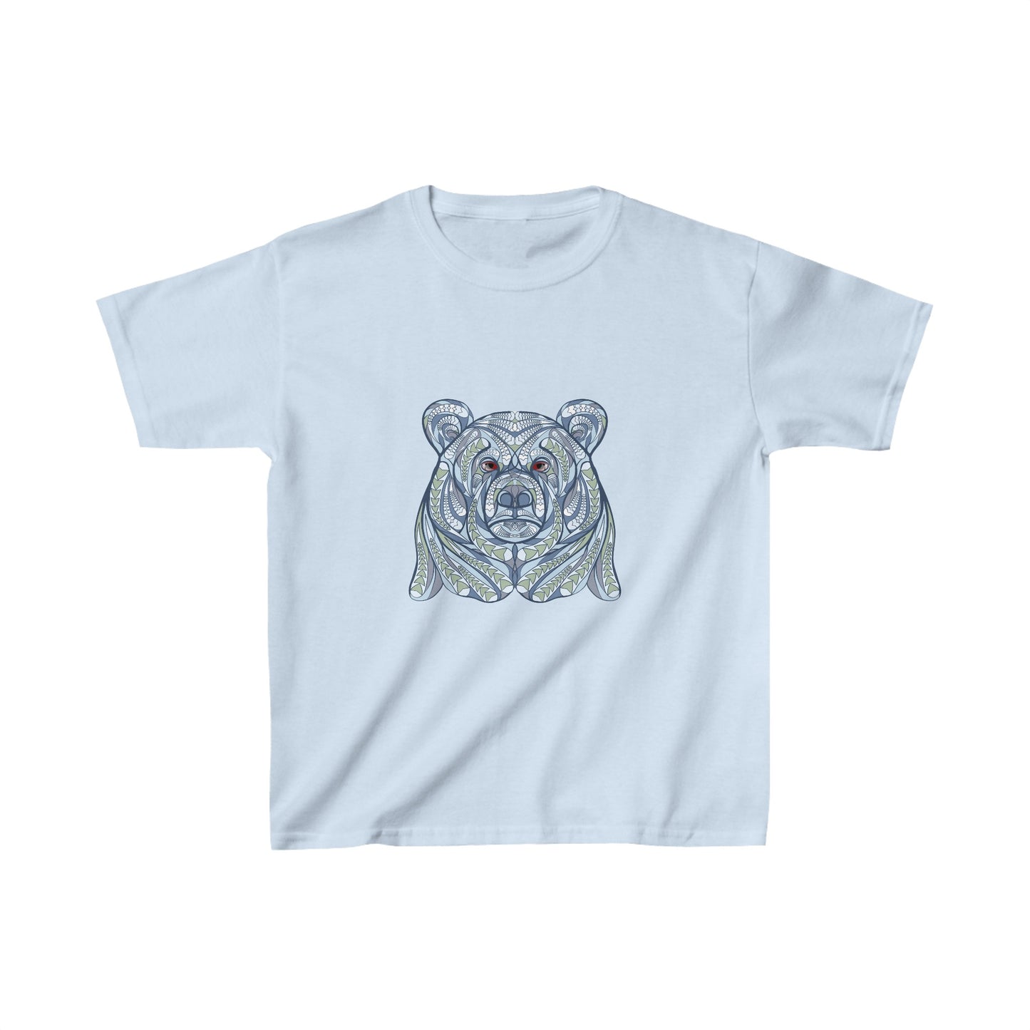 Bear Geometric Kids Heavy Cotton™ Tee