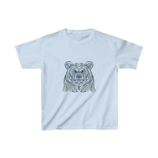 Bear Geometric Kids Heavy Cotton™ Tee
