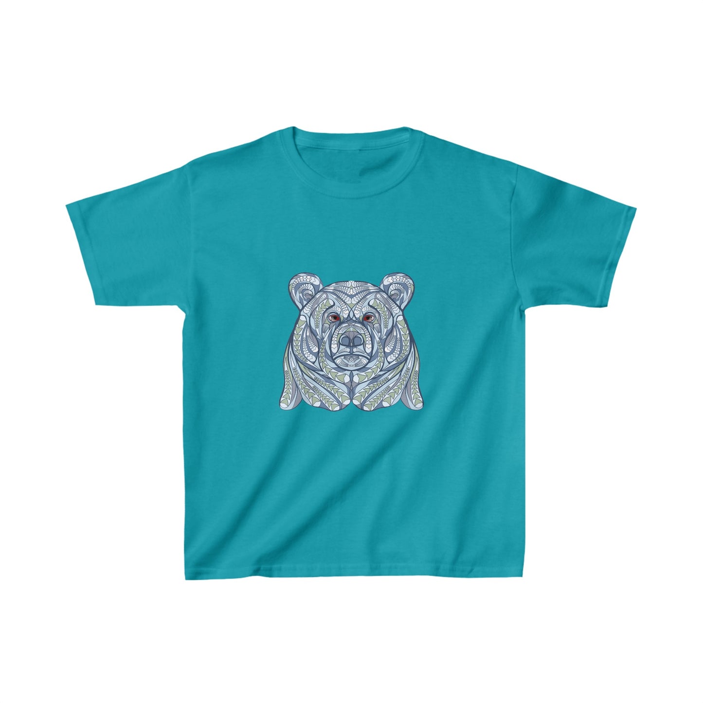 Bear Geometric Kids Heavy Cotton™ Tee