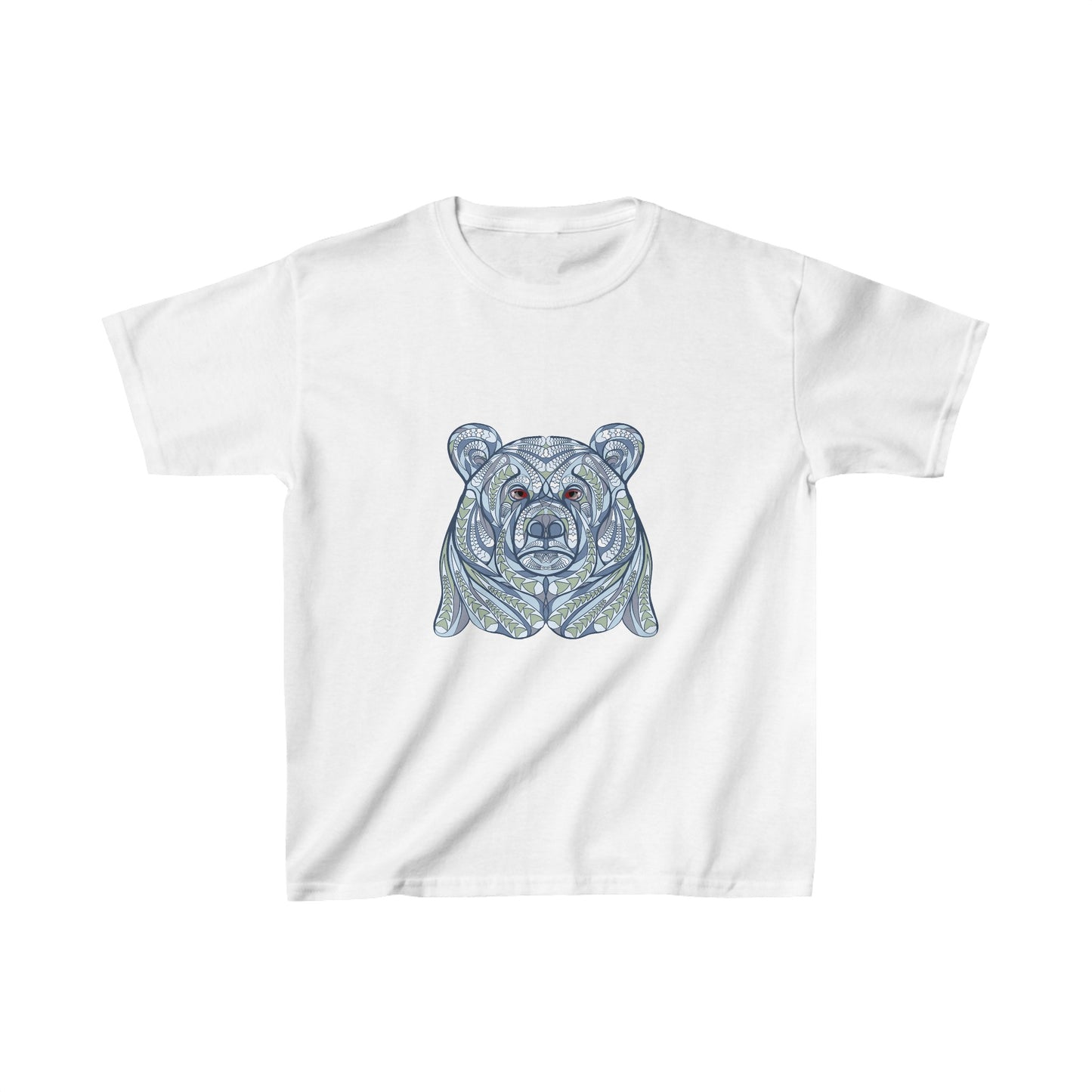 Bear Geometric Kids Heavy Cotton™ Tee