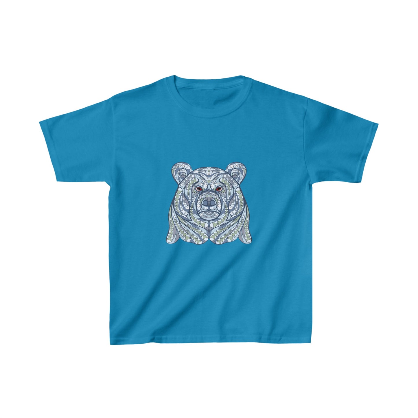 Bear Geometric Kids Heavy Cotton™ Tee