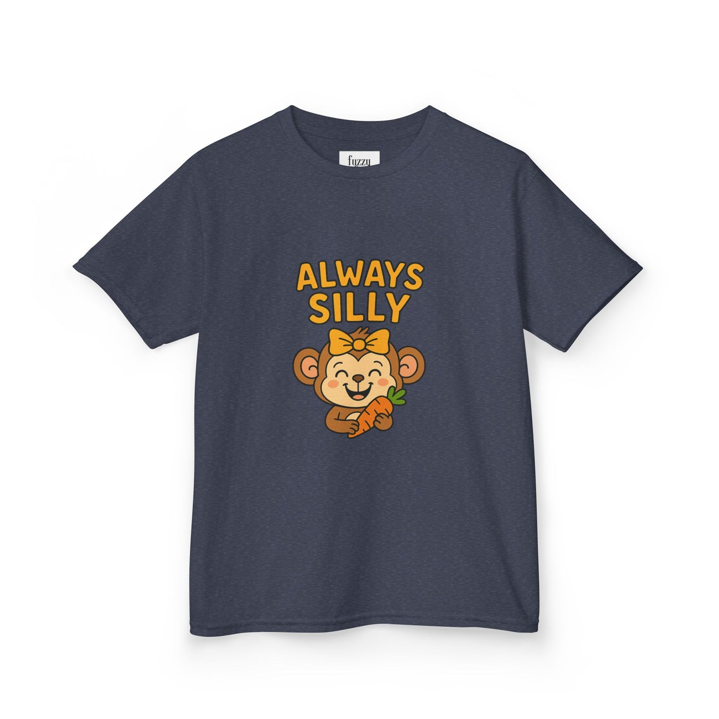 Always Silly Kids Tee, Kids Cotton Shirt, Funny Children's T-Shirt, Cute Animal Tee, Gift for Kids, Playful Birthday Outfit
