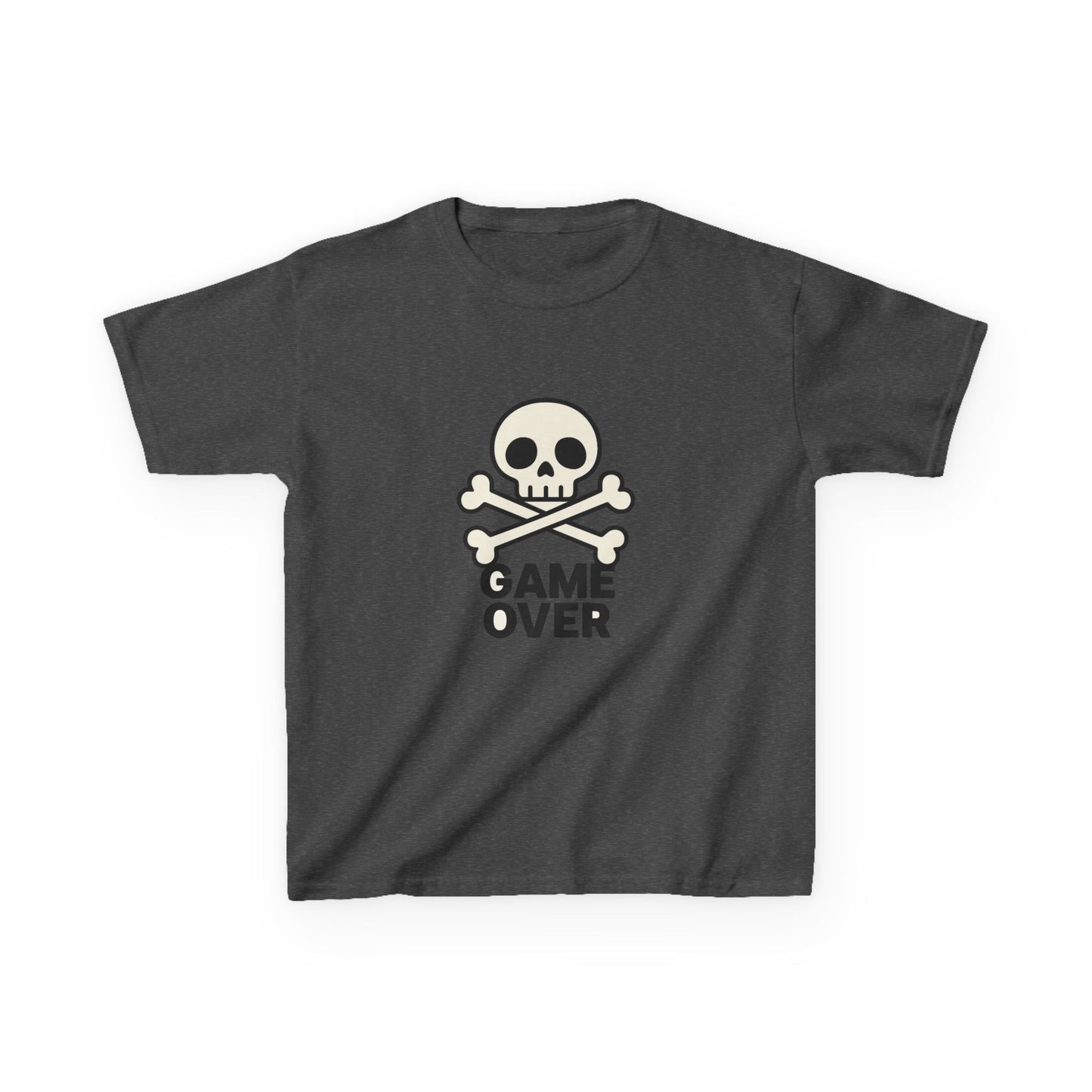 Kids Skull Gamer Tee, Perfect for Video Game Lovers, Halloween Costume, Birthday Gift, Casual Wear, Unisex Kids T-Shirt