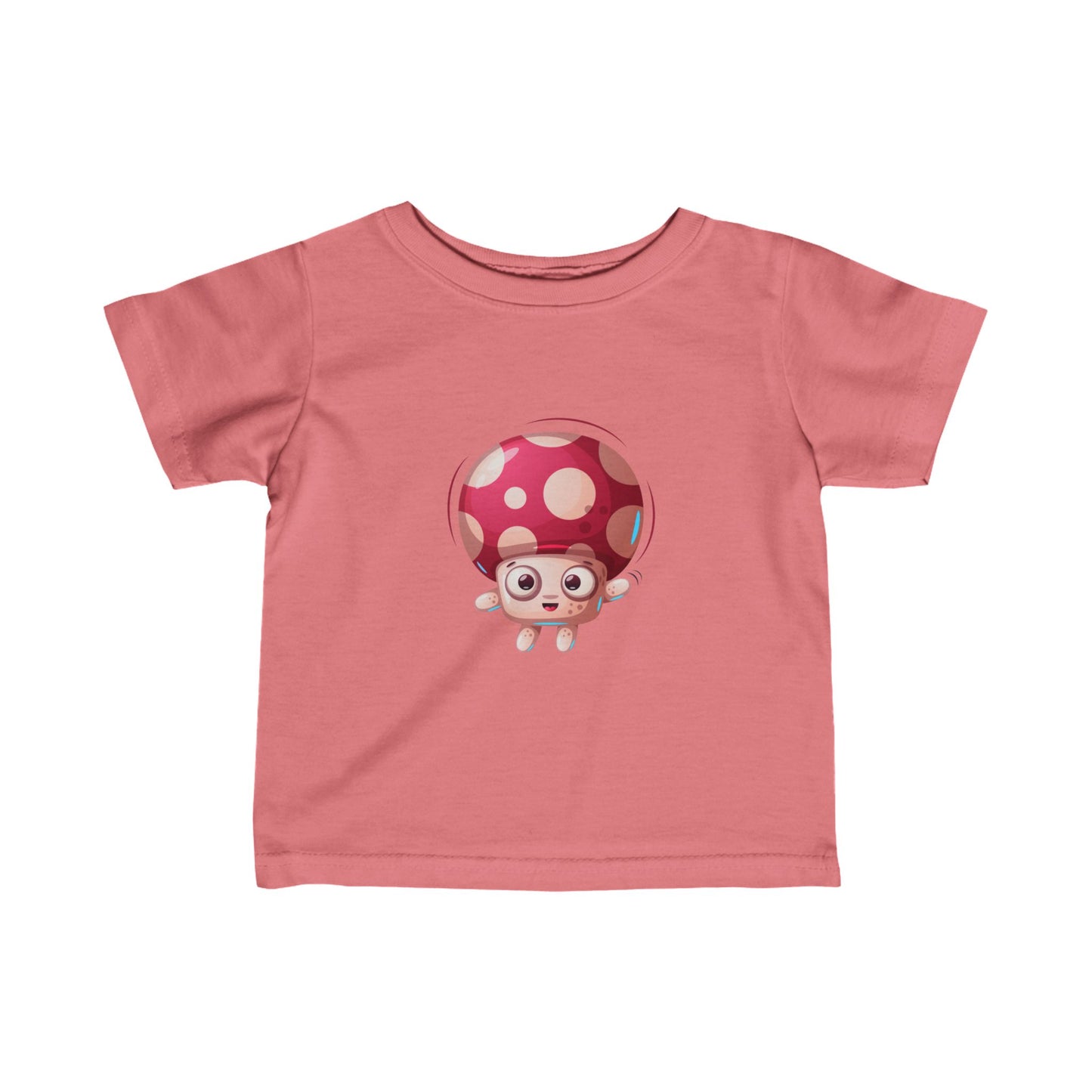 Mushroom Infant Fine Jersey Tee