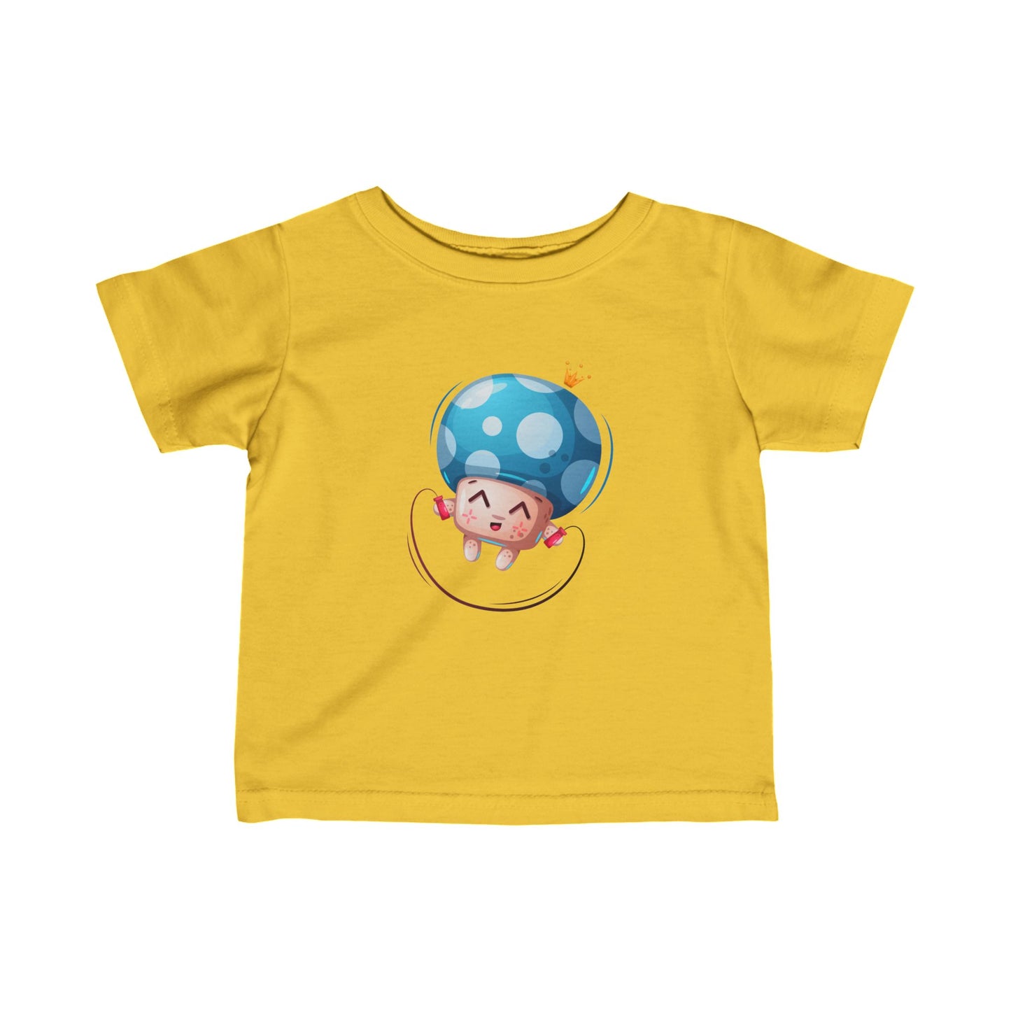Mushroom Jump Rope Infant Fine Jersey Tee