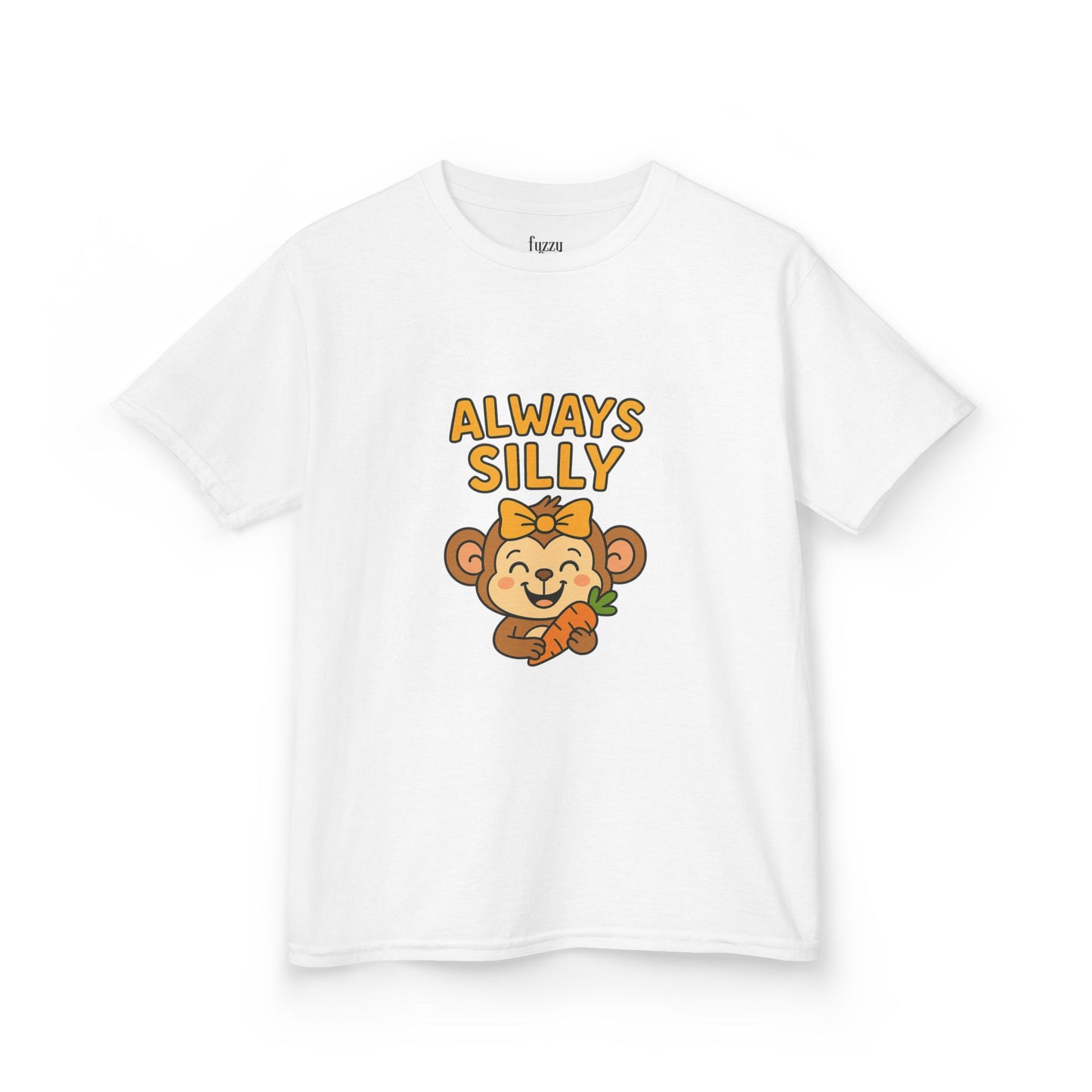 Always Silly Kids Tee, Kids Cotton Shirt, Funny Children's T-Shirt, Cute Animal Tee, Gift for Kids, Playful Birthday Outfit