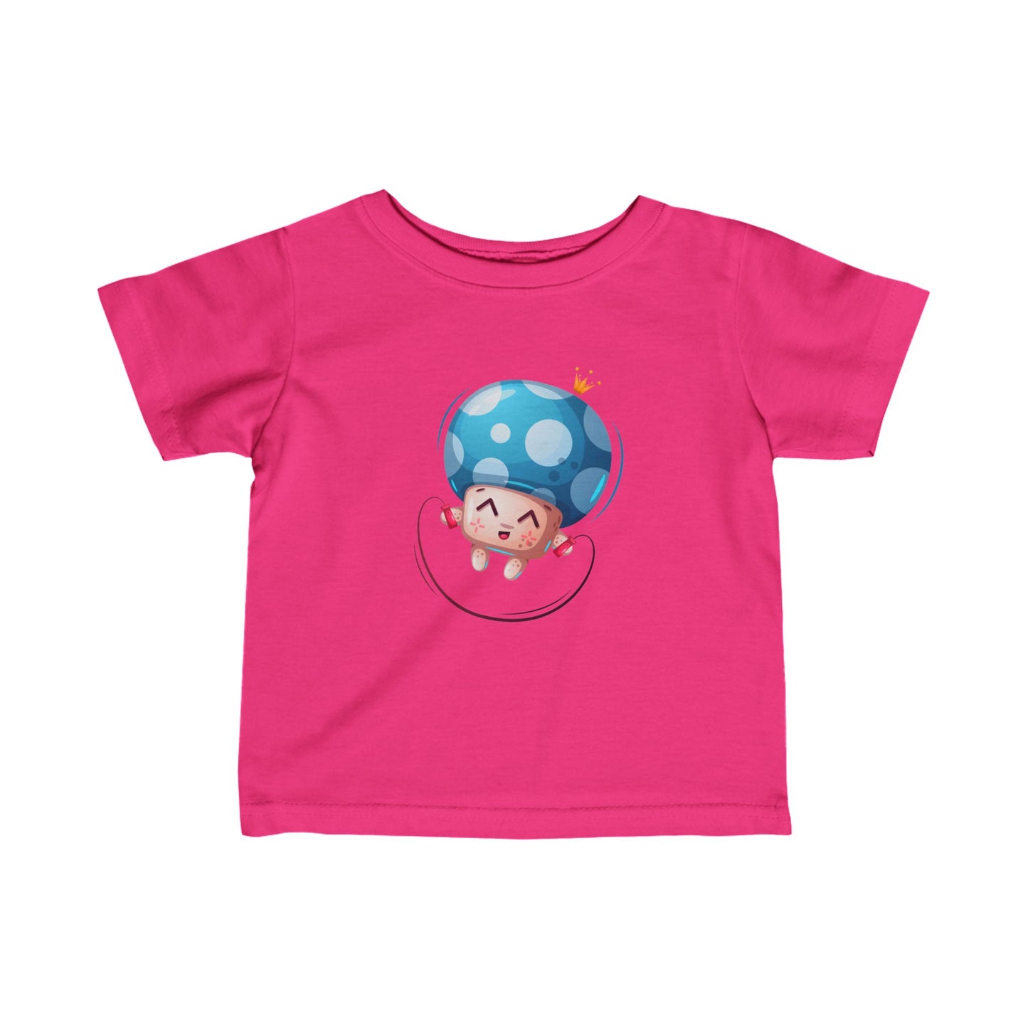Mushroom Jump Rope Infant Fine Jersey Tee