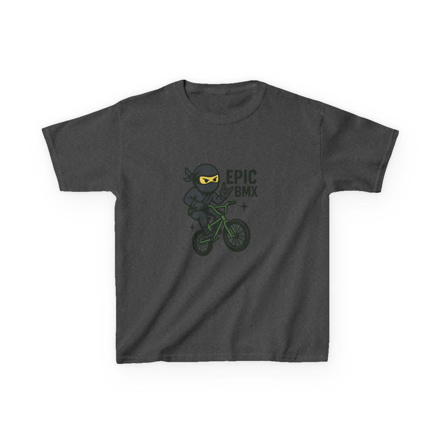 Epic BMX Ninja Kids Tee, Fun T-Shirt for Little Riders, Kids Bicycle Shirt, Cool Kids Apparel, Birthday Gift for Boys
