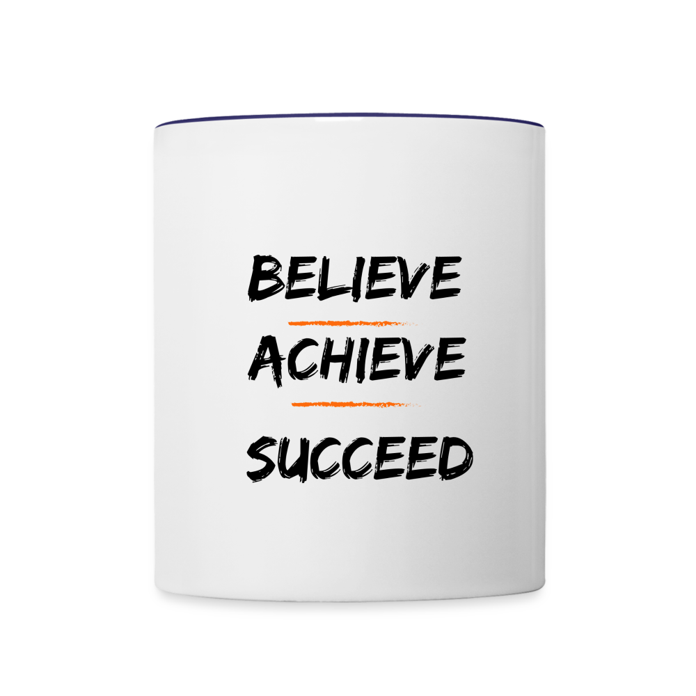 Full Color Mug-BAS - white/cobalt blue